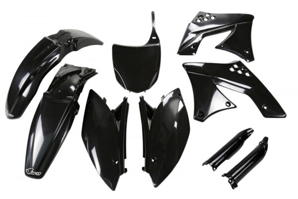 kit plastique 250 450 kxf 2009 2010 2011 2012 kawasaki complet ufo noir