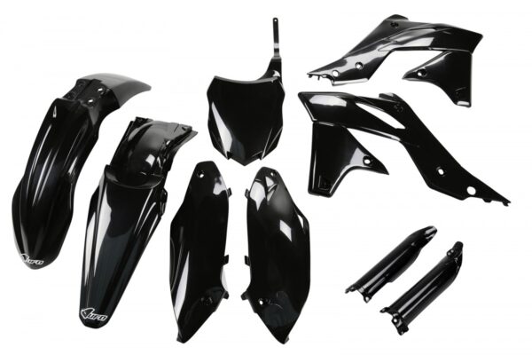 kit plastique 250 450 kxf 2012 2013 2014 2015 kawasaki complet ufo noir