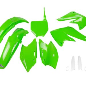 kit plastique 250 kxf 2004 2005 kawasaki complet ufo vert