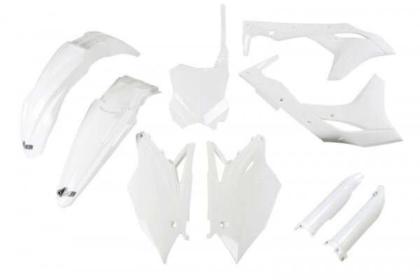 kit plastique 250 kxf 2017 2018 2019 2020 kawasaki complet ufo blanc