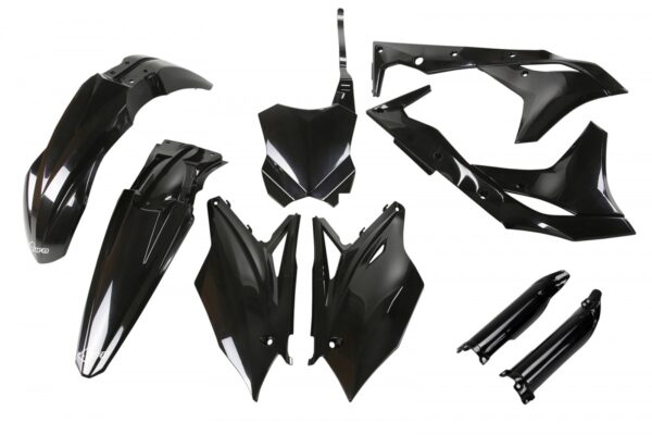 kit plastique 250 kxf 2017 2018 2019 2020 kawasaki complet ufo noir