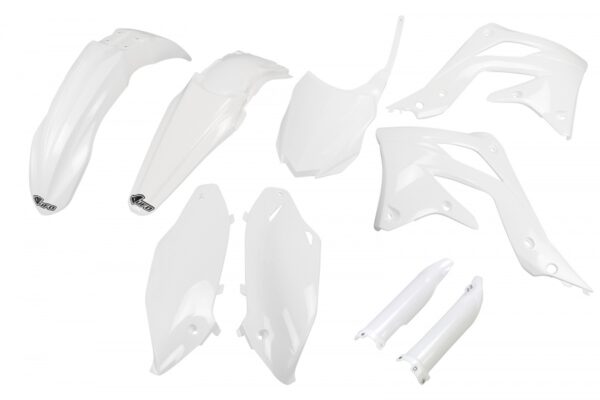 kit plastique 450 kxf 2012 2013 2014 2015 kawasaki complet ufo blanc