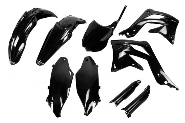 kit plastique 450 kxf 2012 2013 2014 2015 kawasaki complet ufo noir