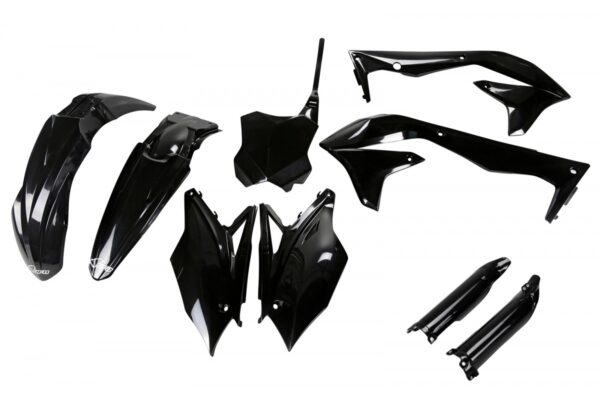 kit plastique 450 kxf 2016 2017 2018 kawasaki complet ufo noir