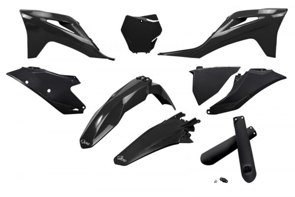 kit plastique gasgas 125 250 350 450 mc mcf 2021 2022 2023 kit complet ufo noir