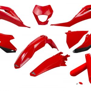 kit plastique gasgas ec ecf 125 250 300 350 450 2021 2022 2023 enduro kit complet ufo rouge