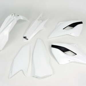 kit plastique husqvarna 125 250 300 350 450 501 te fe 2014 2015 2016 kit complet enduro ufo blanc