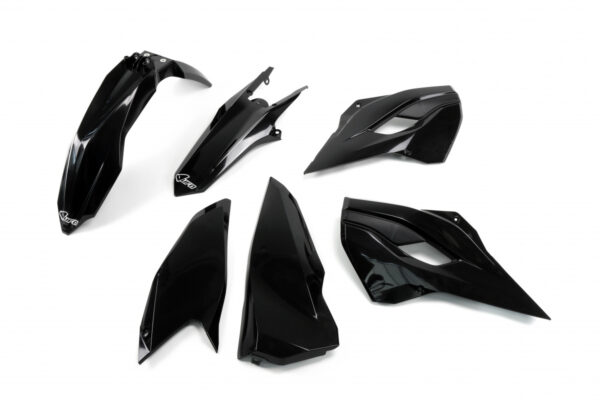kit plastique husqvarna 125 250 300 350 450 501 te fe 2014 2015 2016 kit complet enduro ufo noir