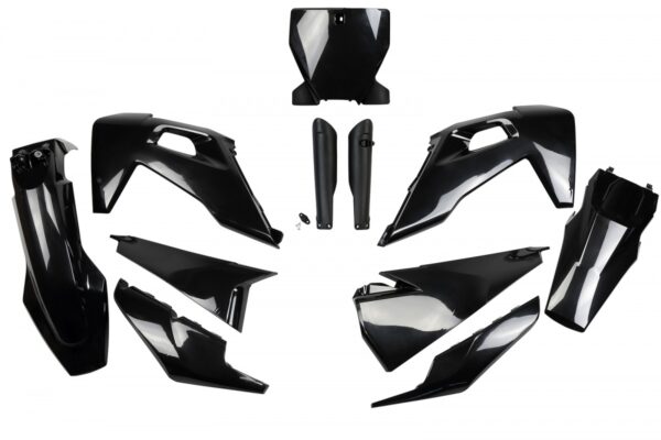 kit plastique husqvarna 125 250 350 450 fc tc 2019 2020 2021 2022 kit complet ufo noir
