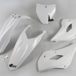 kit plastique husqvarna 85 tc 2014 2015 2016 2017 kit complet ufo blanc