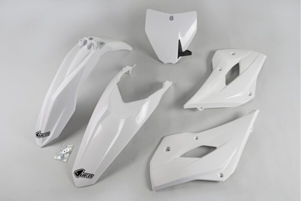 kit plastique husqvarna 85 tc 2014 2015 2016 2017 kit complet ufo blanc