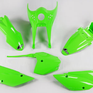 kit plastique kawasaki 110 klx 2010 2011 2012 2013 2014 2015 2016 2017 2018 2019 2020 2021 2022 2023 2024 ufo complet vert