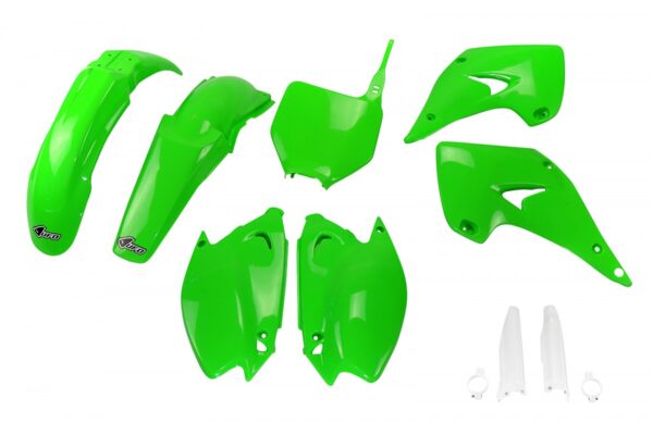 kit plastique kawasaki 125 250 kx 2003 2004 2005 2006 2007 2008 ufo complet vert