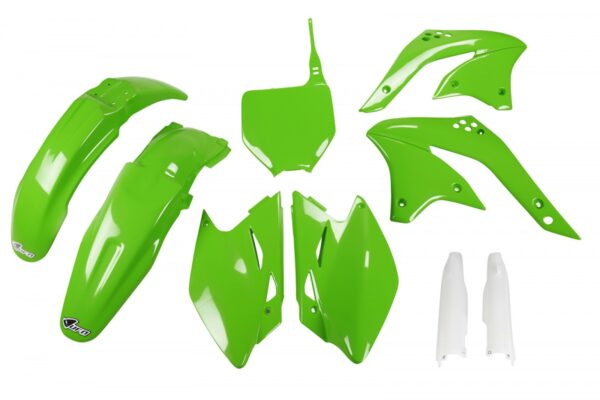 kit plastique kawasaki 450 kxf 2006 2007 2008 complet ufo vert