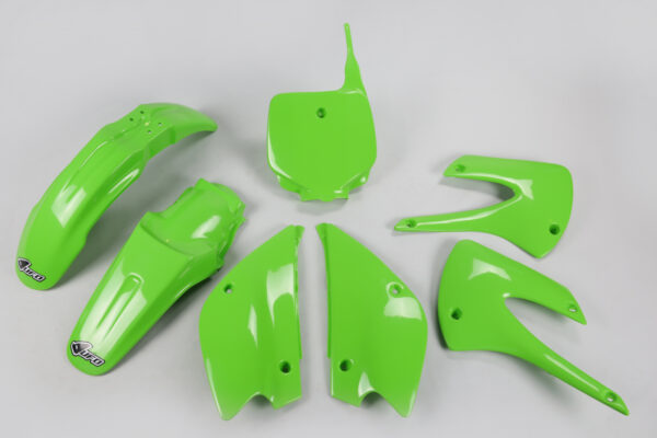 kit plastique kawasaki 85 kx 1998 2013 ufo complet vert