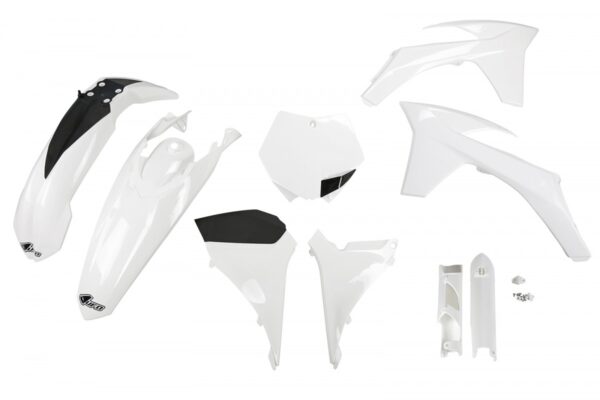 kit plastique ktm 125 250 350 450 sx sxf 2011 2012 ufo complet blanc