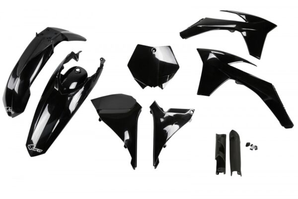kit plastique ktm 125 250 350 450 sx sxf 2011 2012 ufo complet noir