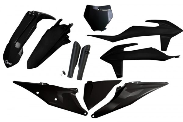 kit plastique ktm 125 250 350 450 sx sxf 2019 2020 2021 2022 ufo complet noir
