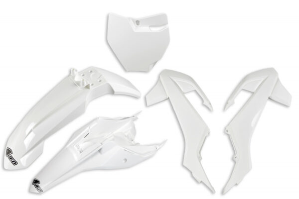 kit plastique ktm 65 sx 2016 2017 2018 2019 2020 2021 2022 2023 ufo complet blanc