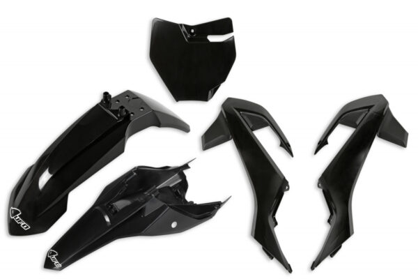kit plastique ktm 65 sx 2016 2017 2018 2019 2020 2021 2022 2023 ufo complet noir