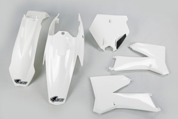 kit plastique ktm 85 sx 2003 2004 2005 2006 2007 2008 2009 2010 2011 2012 ufo complet blanc
