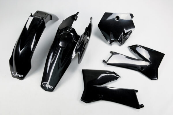 kit plastique ktm 85 sx 2003 2004 2005 2006 2007 2008 2009 2010 2011 2012 ufo complet noir