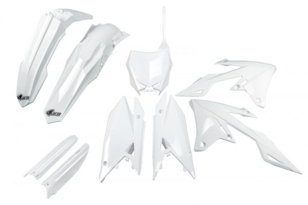 kit plastique suzuki 250 450 rmz 2018 2019 2020 2021 2022 2023 2024 kit complet ufo blanc