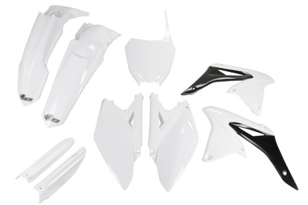 kit plastique suzuki 250 rmz 2010 2011 2012 2013 2014 2015 2016 2017 2018 kit complet ufo blanc