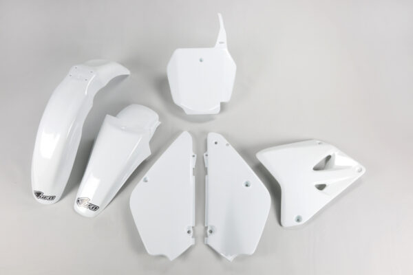kit plastique suzuki 85 rm 2000 2001 2002 2003 2004 2005 2006 2007 2008 2009 2010 2011 2012 kit complet ufo blanc
