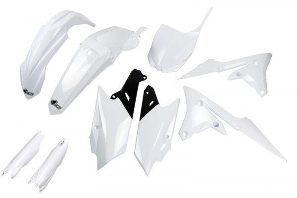 kit plastique yamaha 250 450 YZF 2014 2015 2016 2017 2018 ufo complet blanc