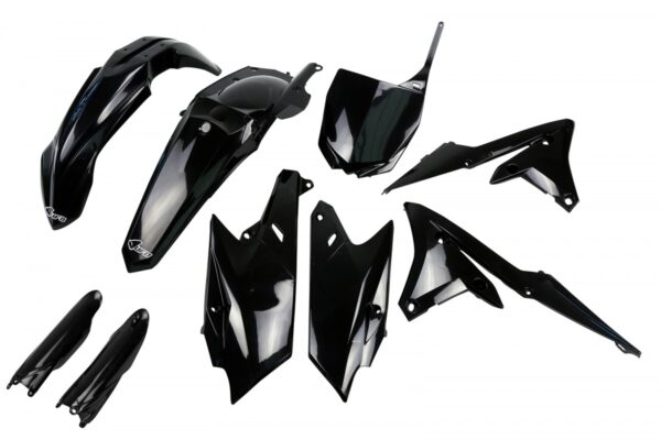 kit plastique yamaha 250 450 YZF 2014 2015 2016 2017 2018 ufo complet noir