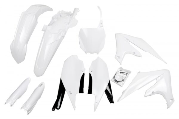 kit plastique yamaha 250 450 YZF 2018 2019 2020 2021 2022 2023 ufo complet blanc