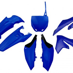 kit plastique yamaha 65 yz 2018 2019 2020 2021 2022 2023 2024 ufo complet bleu