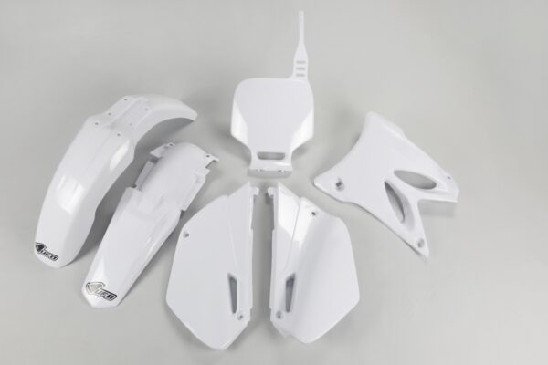 kit plastique yamaha 85 yz 2002 2003 2004 2005 2006 2007 2008 2009 2010 2011 2012 2013 2014 ufo complet blanc