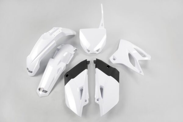 kit plastique yamaha 85 yz 2015 2016 2017 2018 2019 2020 2021 ufo complet blanc