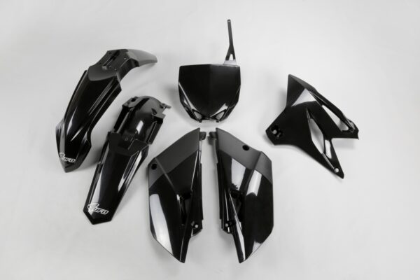kit plastique yamaha 85 yz 2015 2016 2017 2018 2019 2020 2021 ufo complet noir