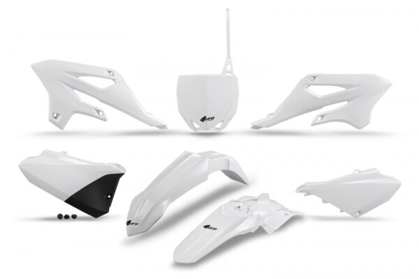 kit plastique yamaha 85 yz 2022 2023 2024 ufo complet blanc