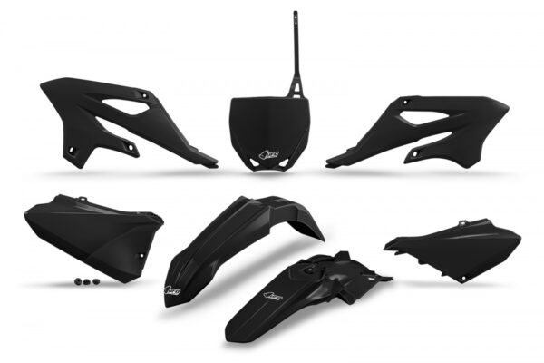 kit plastique yamaha 85 yz 2022 2023 2024 ufo complet noir