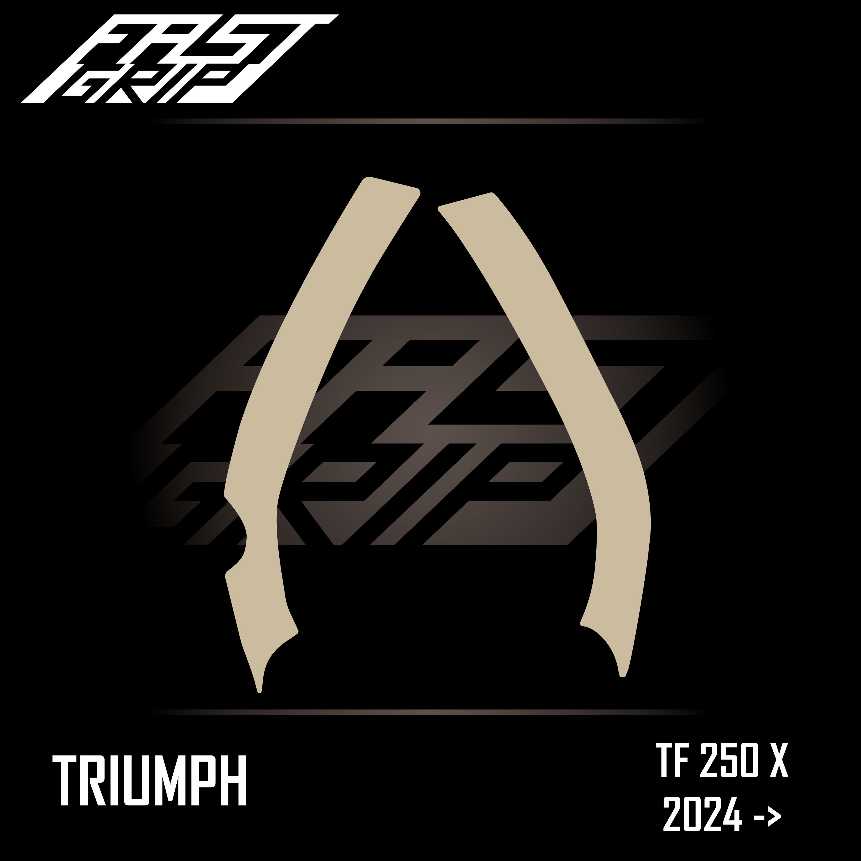 grip protection cadre triumph tf 250 450 x 2024 2025 soft fast grip motocross_Plan de travail 1
