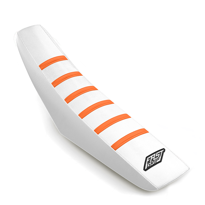housse de selle ktm 50 sx 2024 2025 2026 2027 2028 ng seat cover antidérapante grip blanche orange