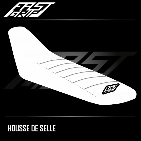 housse de selle motocross ktm 125 150 250 300 350 450 500 sx sxf 2007 2008 2009 2010 seat cover blanche
