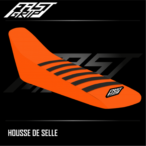housse de selle motocross ktm 125 150 250 300 350 450 500 sx sxf 2007 2008 2009 2010 seat cover orange noire