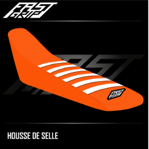 housse de selle motocross ktm 50 sx 2009 2010 2011 2012 2013 2014 2015 seat cover orange blanche