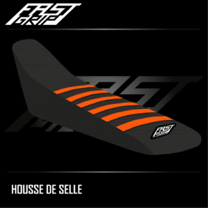 housse de selle motocross ktm 50 sx 2024 2025 seat cover noire orange
