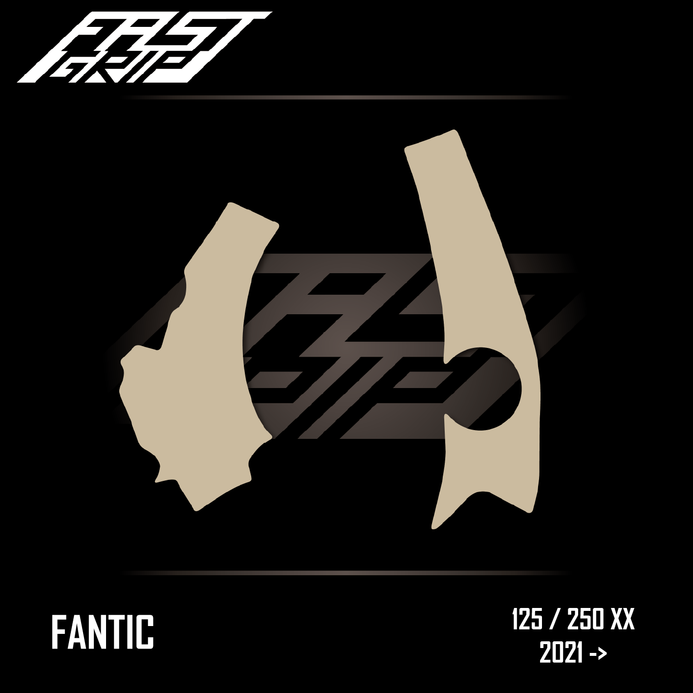 grip protection cadre fantic 125 250 xx 2021 2022 2023 2024 2025soft fast grip protections motocross