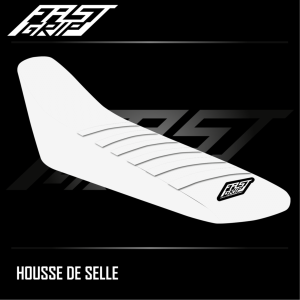 housse de selle enduro husqvarna 125 250 300 350 450 501 te fe 2014 2015 2016 seat cover blanche