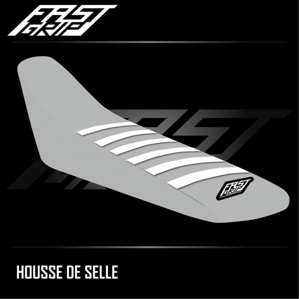 housse de selle enduro husqvarna 125 250 300 350 450 501 te fe 2014 2015 2016 seat cover grise blanche