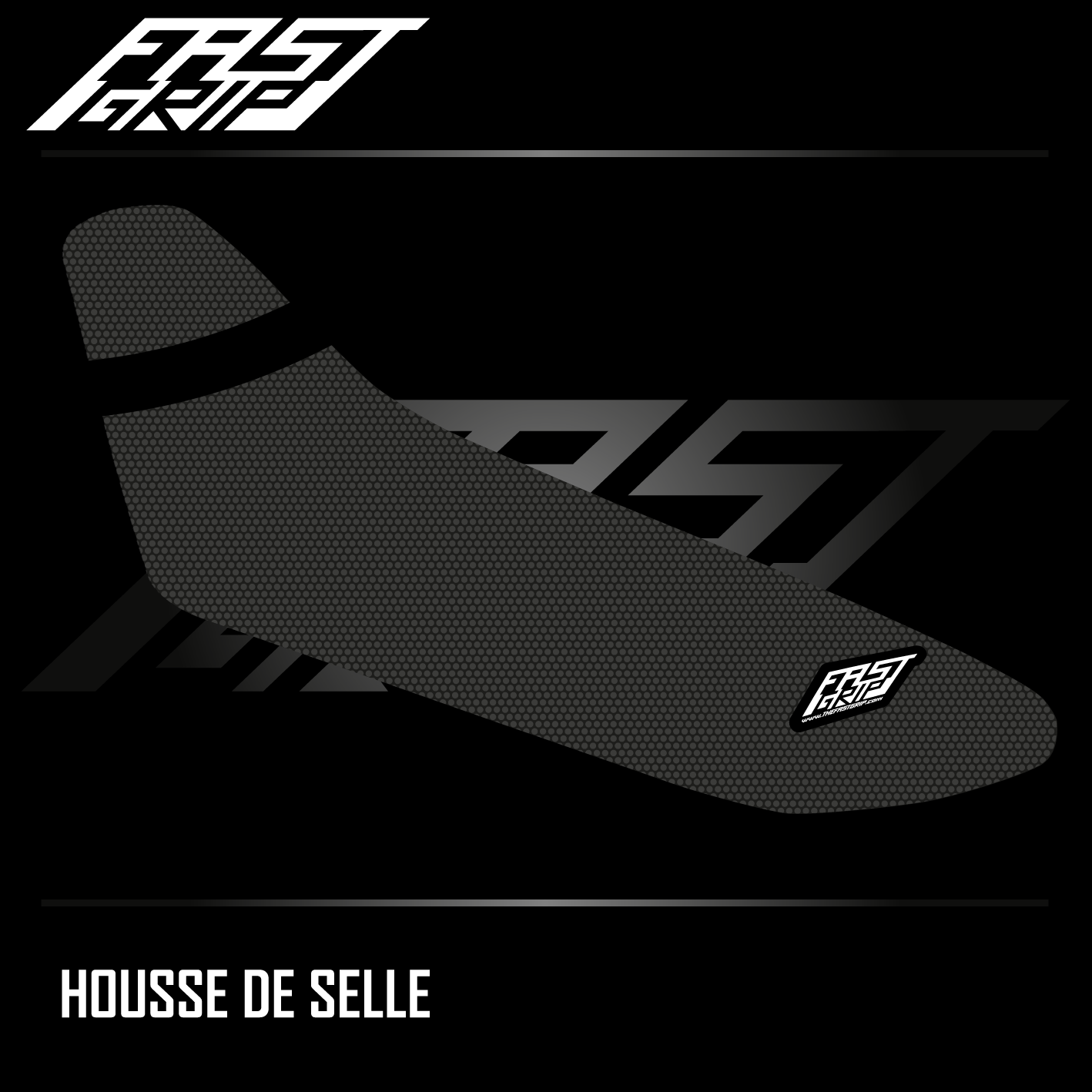 housse de selle monobloc fantic 250 450 xxf 2021 2022 2023 2024 seat cover motocross noire_Plan de travail 1