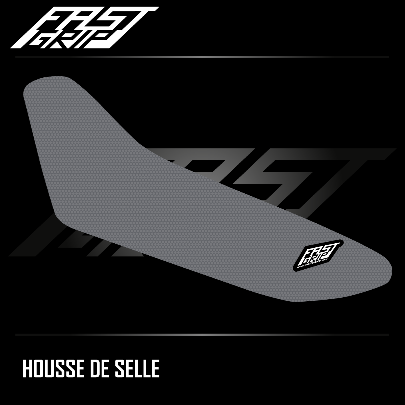 housse de selle monobloc stark future varg seat cover motocross grise
