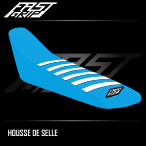 housse de selle motocross tm racing 85 mx 2013 2024 seat cover bleue blanche_Plan de travail 1